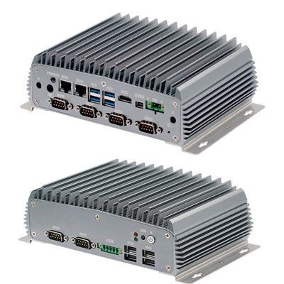 6COM Mini PC Dual Lan Fanless 2 Gigabit LAN With HDMI DP Display Kaby Lake 3865U