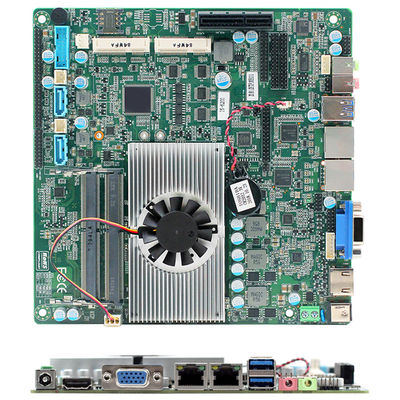 10 USB 6 COM 2 LAN Mini Itx Motherboard Skylake-U 6th Generation I3 I5 I7
