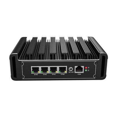 Intel ® J6412 cpu 4*2.5G LAN Firewall computer pFsense soft router fanless mini industry pc